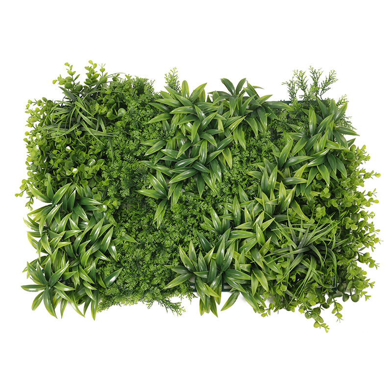 artificial flower artificial plant High-End New Simulation Plant Wall Green Plant Background Wall Inner Door Head Balcony Wall Decoration Material Lawn Wholesale