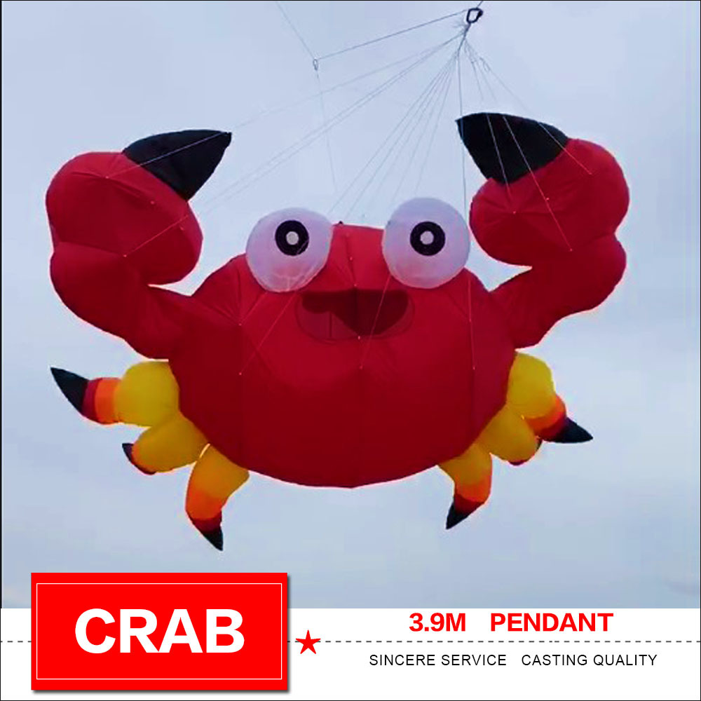 9m螃蟹风筝 软体风筝挂件show kite kite pendant