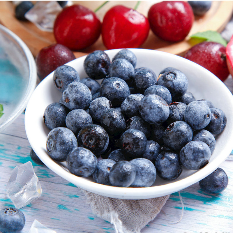 新鲜冷冻水果蓝莓 糕点装饰浆果榨汁果酱饮料速冻水果蓝莓-阿里巴巴