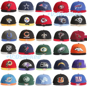 nfl大联盟32支全队经典刺绣平沿帽户外休闲运动街头嘻哈棒球帽