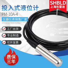 SHBLD上海布雷迪PM-10A-4投入式液位计 投入式液位变送器 传感器