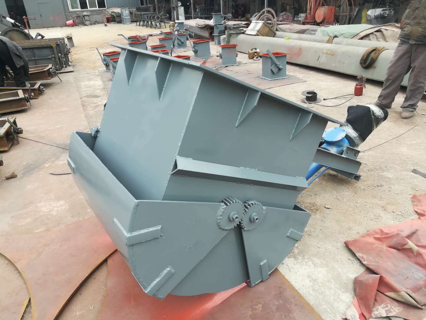 分料阀 三通分料器厂家 方口三通分料器 扇形分料器