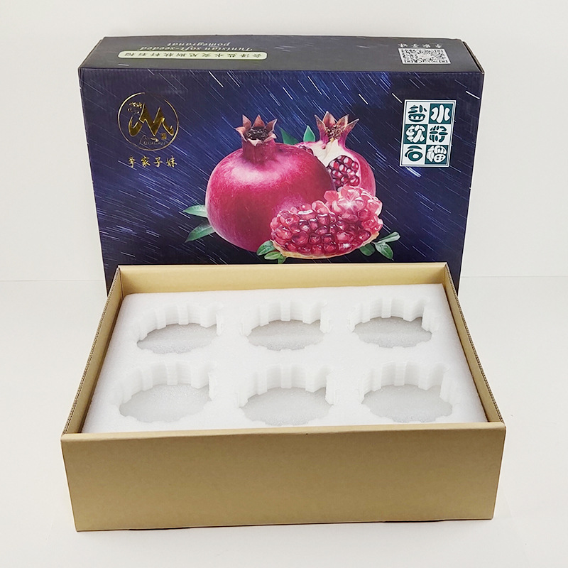 批量盐水石榴包装水果礼盒会泽软籽石榴运输箱快递箱制作厂家直营
