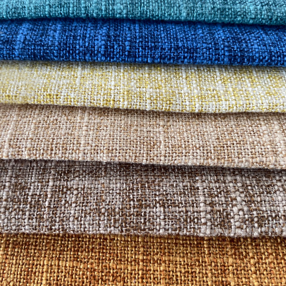 2022新款仿麻布 全涤棉麻布料 沙发套布 抱枕布 竹节麻沙发布面料