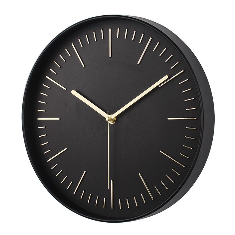 12-Inch 30cm Creative Fashion Living Room Stereo Digital Scale Wall Clock Plastic Mute Wall Clock Custom Wholesale