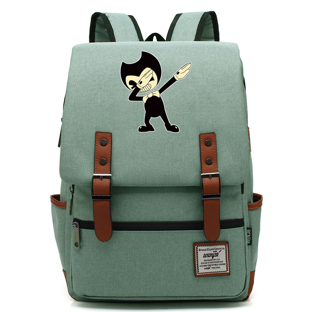 外贸热销游戏周边班迪与油印机青少年学生书包男女休闲双肩背包