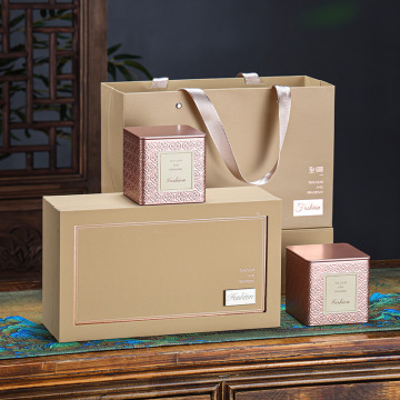 大红袍茶叶罐铁罐礼盒鸭屎香茶叶礼盒装空盒金骏眉茶叶盒包装盒