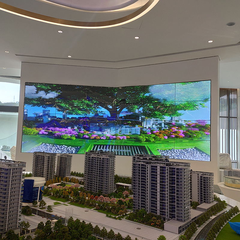 群创55寸室内液晶高清拼接屏显示商场广告屏舞台广播媒体展示屏幕