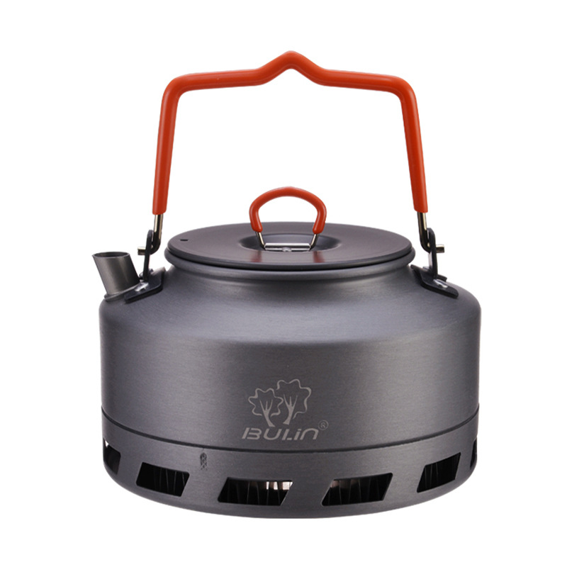 Bulin Outdoor Kettle Portable Camping Supplies Outdoor Camping Energy-Concentrating Loop Teapot Gas Set Tea Making Stove