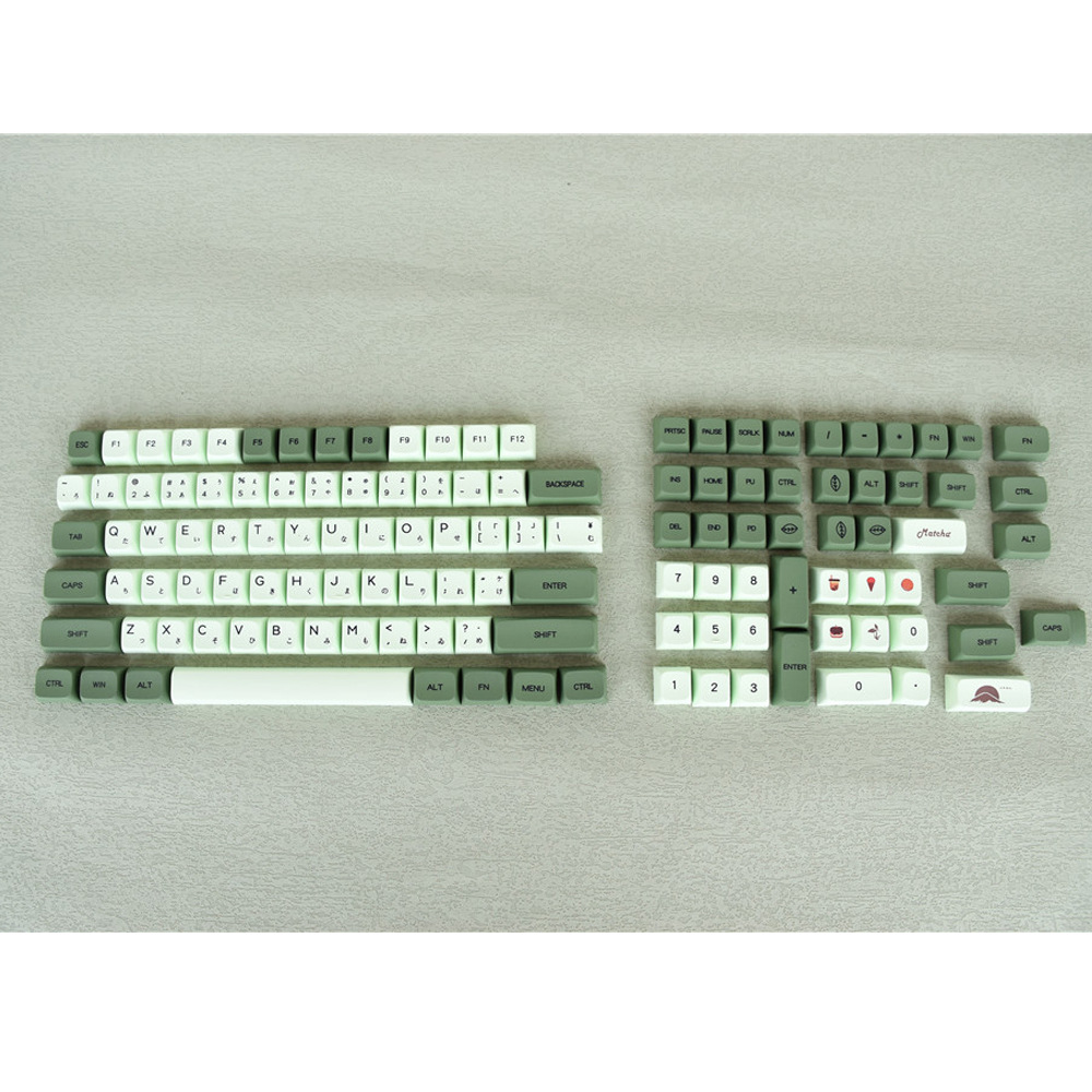 Fresh Series Matcha Matcha Japanese, English, Korean, Russian Xda Highly Mechanical Keyboard Diy Key Cap