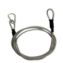 定制加工钢丝绳 灯具安全绳 植物生长灯吊绳钢丝绳压线端子