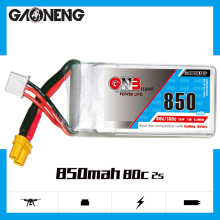 GNB高能850mAh 2S 7.4V 80C穿越机航模FPV平衡充锂电池GAONENG