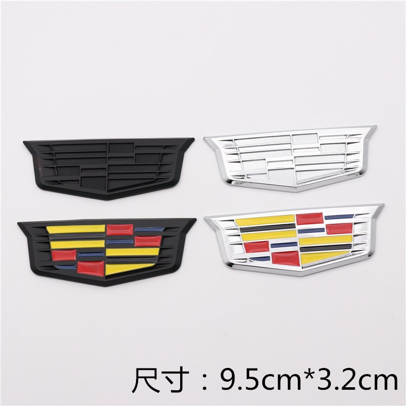 适用于凯迪拉克侧标xt5 atsl xts srx改装侧标新款侧标金属车标贴