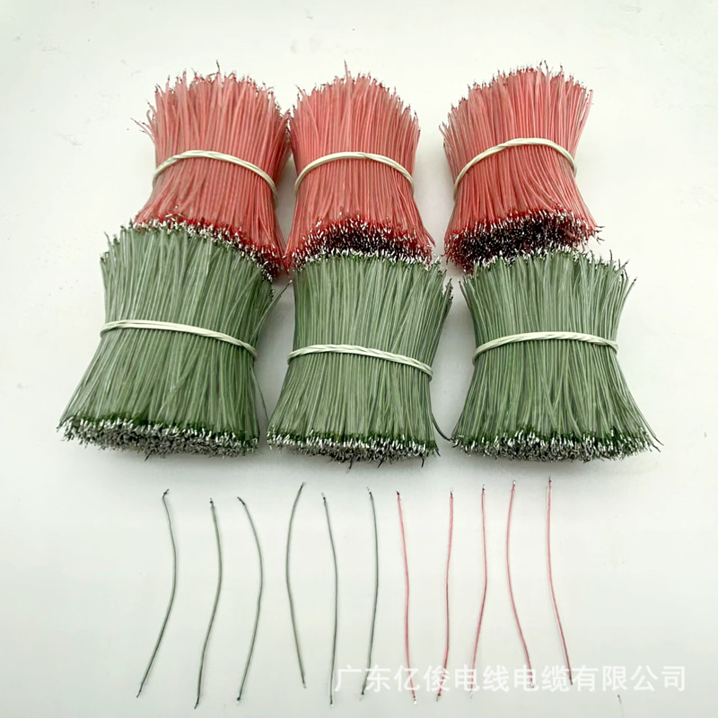 单芯单股带铜丝漆包线蓝牙耳机半成品漆包线耳机线大量供应