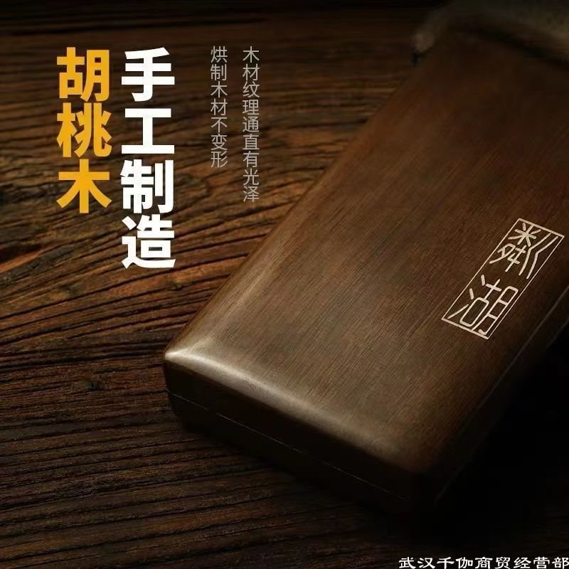 胡桃木漂盒大容量防水桐木鱼漂盒主线盒钓鱼浮漂盒木质子线盒中国