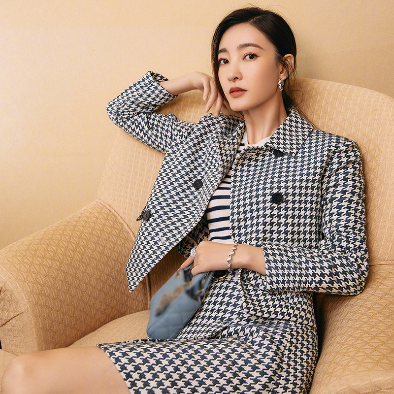 明星套装女冬