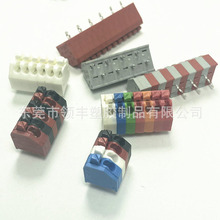 弹簧免螺丝PCB接线端子250-3.5间距 灰色环保阻燃可拼LED驱动电源