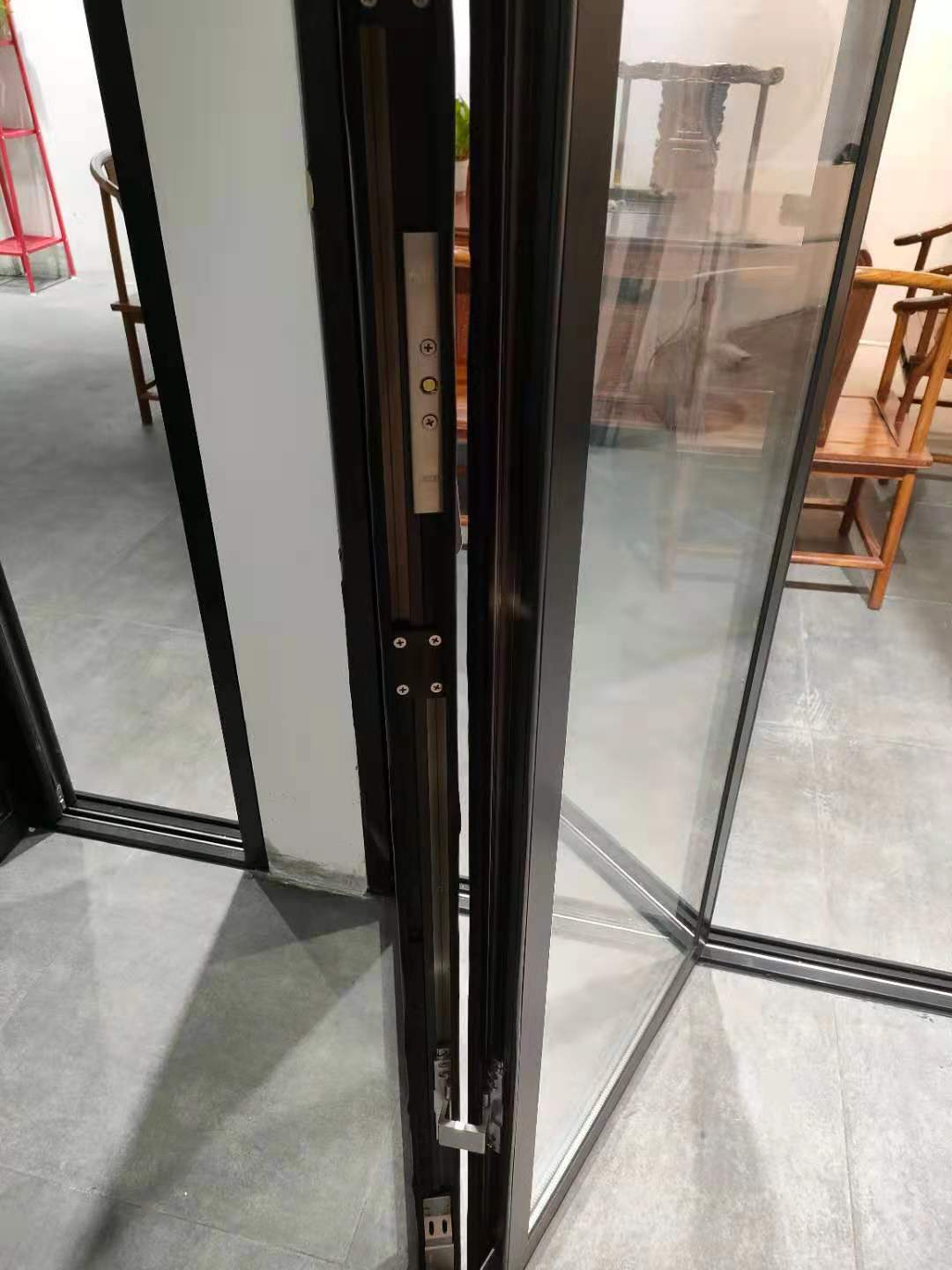 墨高门窗铝合金折叠门凯森贝格五金50/58隐藏合页折叠门窗