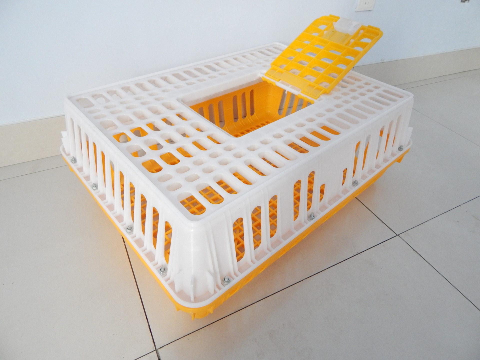 鸡笼周转箱 鸡笼子运输养殖塑料家用大号大筐 成鸡鸭鹅鸽子兔笼