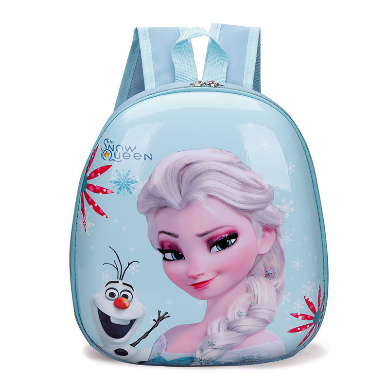 New Frozen Small Bookbag Children's Backpack Cute Baby Kindergarten Backpack Boys and Girls Cartoon Eggshell Bag