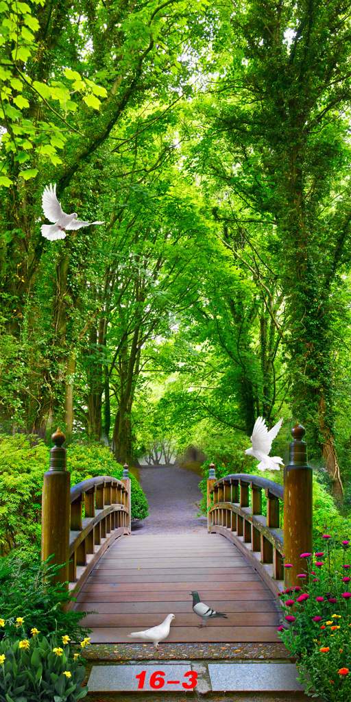 直播间背景布大自然风景背景yy快手网红山水视频背景墙3d墙纸批发