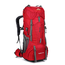 70L跨境户外徒步双肩包登山背包大容量旅行露营包Hiking backpack