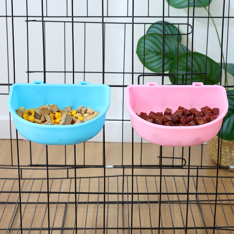 In Stock Wholesale Pipitao Flight Case Hanging Bowl Can Be Hung Dog Cage Dog/Cat Bowl Food Basin Feeding Bowl Pet Tableware