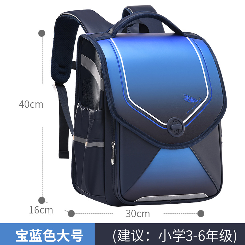 New Primary School Student Flip Schoolbag Large Capacity Waterproof 6-12 Years Old Astronaut Bag Children Backpack