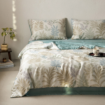 莱赛尔天丝空调被四件套夏季凉感冰丝夏凉被可机洗被子被芯薄夏被