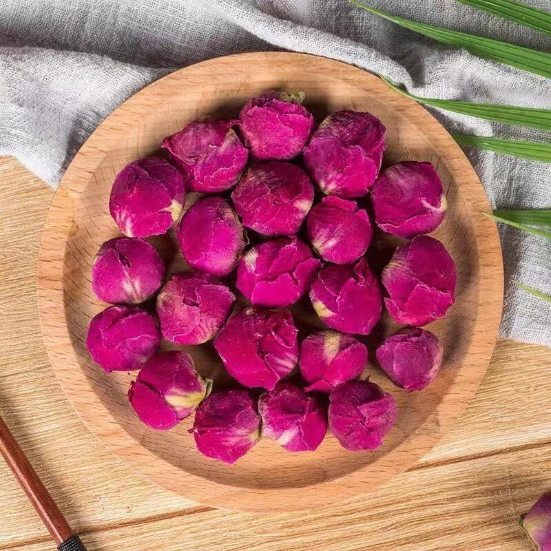 牡丹花球 牡丹球丹凤干牡丹花整朵牡丹含花蕊搭玫瑰花