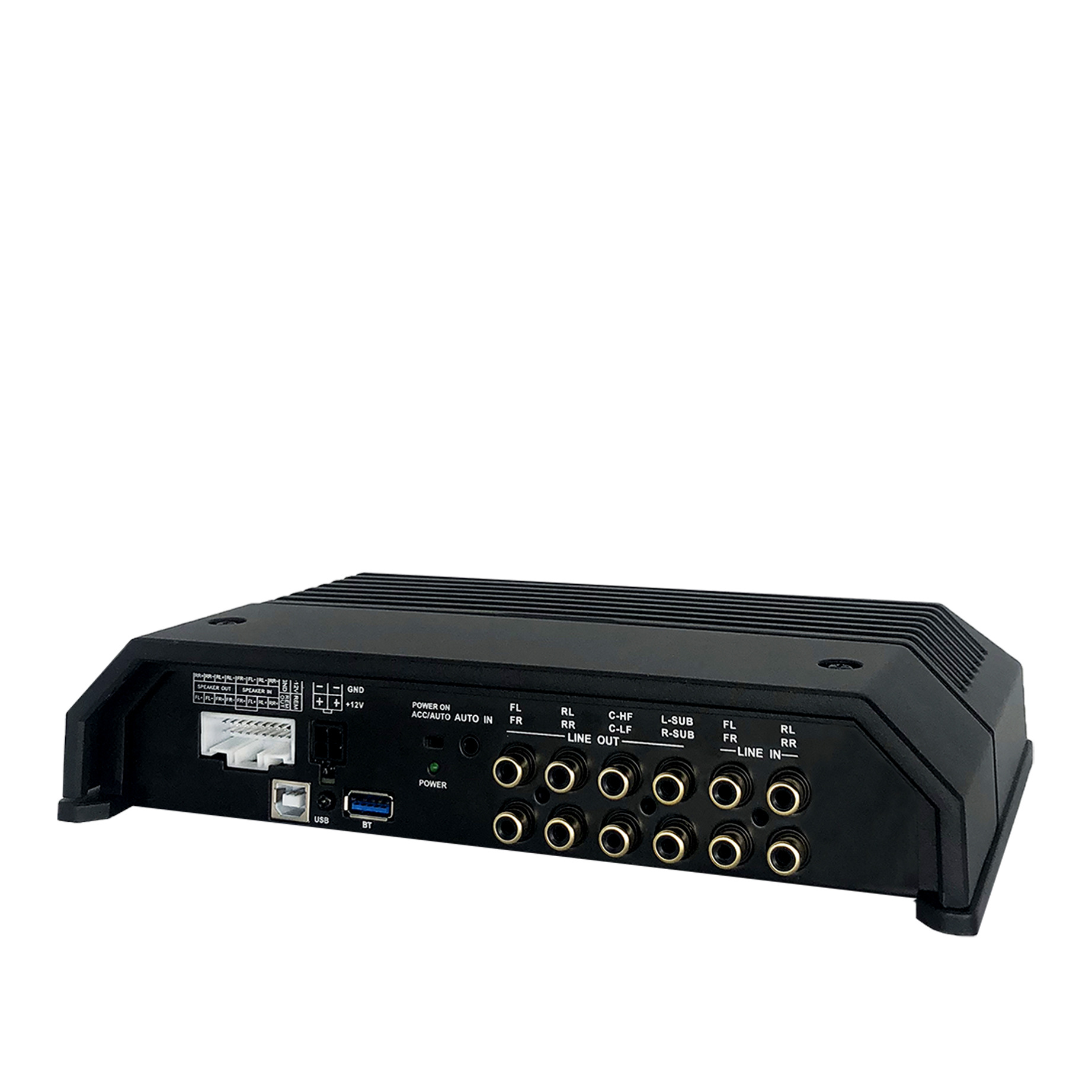 dsp方案定制汽车音响dsp汽车功放一键智能自动调8通道d类功放