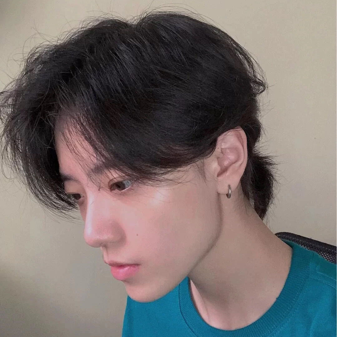 假发男短发韩版帅气日系超a短款缁鱼头男女生日常自然武士头发型