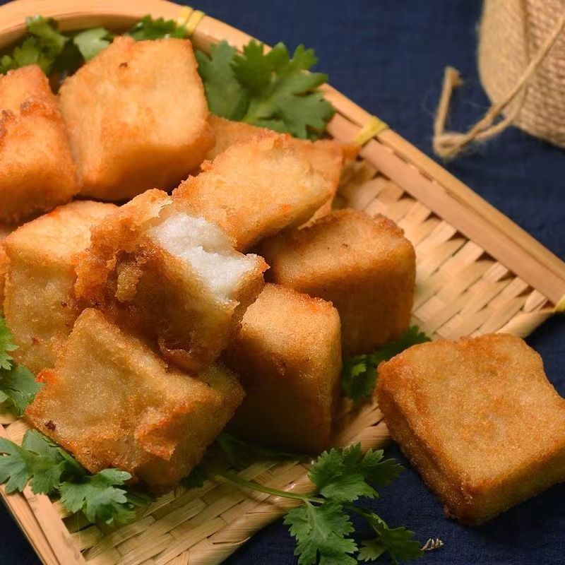 菜粿萝卜糕泉州安海菜头粿福建闽南特色小吃