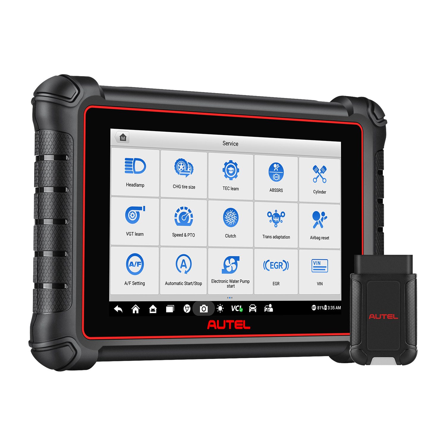 道通autel mk900bt汽车全系统诊断仪ecu编码示波器检测全系统扫描