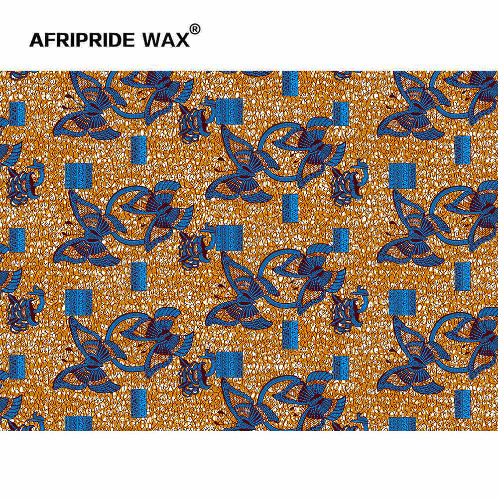 Foreign Trade Wholesale Africa Duplex Printing All Cotton Fashion Cloth Afripride Wax 742