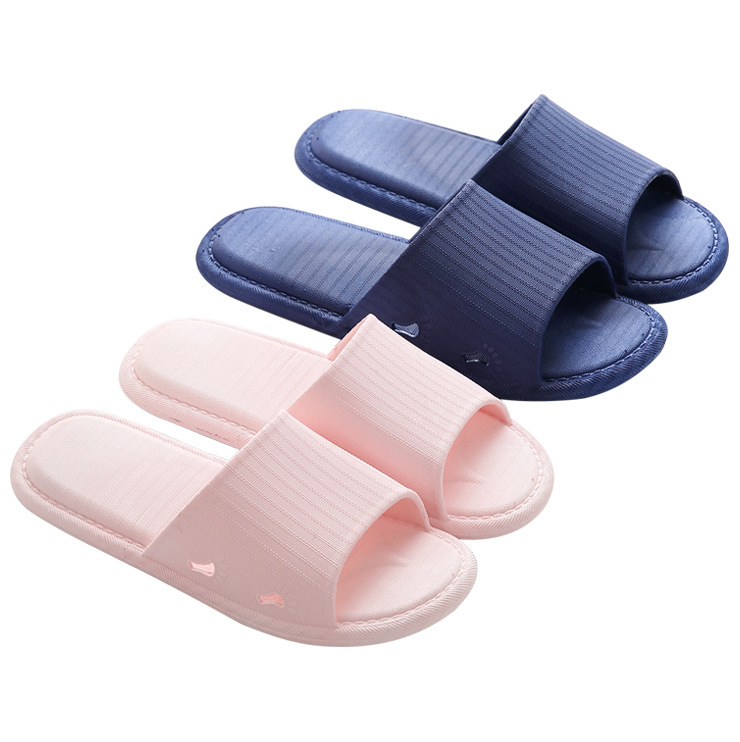 New Bathroom Slippers Women's Hotel Summer Couple Home Indoor Non-Slip Home Men's Sandals Summer Wholesale