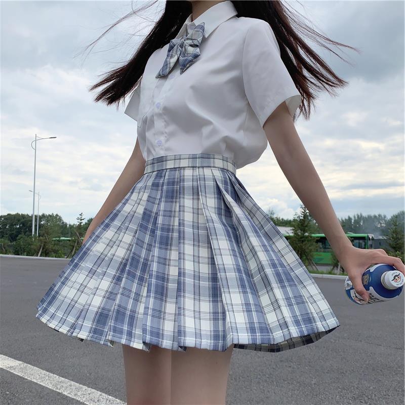 套装2021秋季新款舞台表演学生jk制服校服潮山吹jk制服格裙套装裙子dk