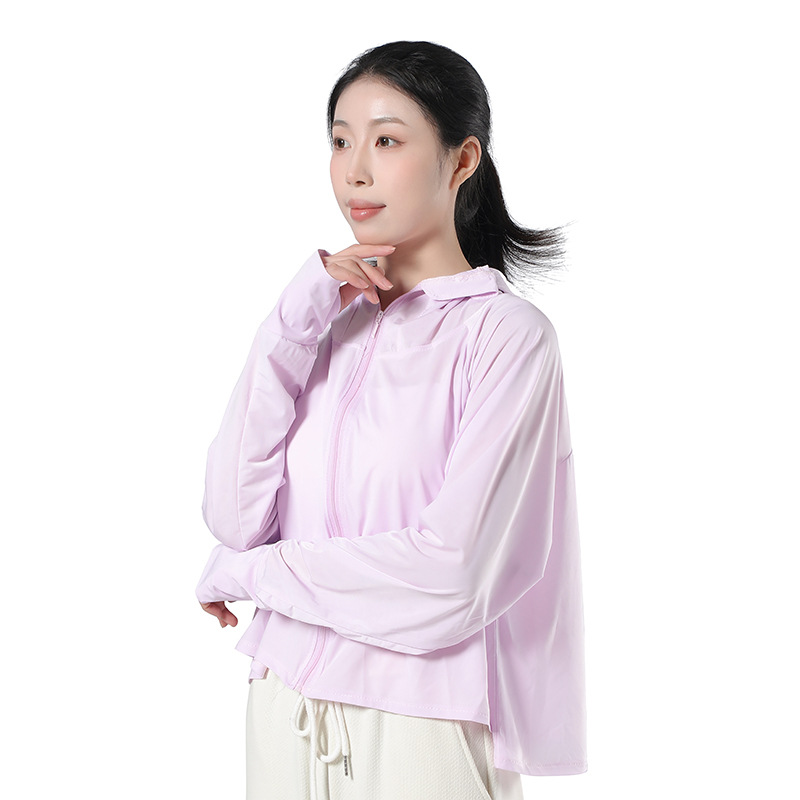 Sun Protection Clothing for Women Summer Cycling Sun Protection Sun Protection Shirt UPF50 + Loose-Fitting Lightweight Thin UV Protection Hoodie Wholesale