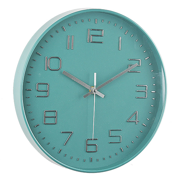 12-Inch 30cm Noiseless Hanging Clock Creative Fashion Home Living Room Bedroom Stereo Digital Simple Wall Clock Wholesale