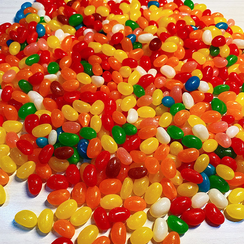 摆摊糖果 5斤吉利豆 恒利源彩色糖豆 彩色混合糖果七彩豆  彩虹糖