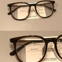 新款斯文栗棕近视眼镜女大框磨砂高颜值可配度数防蓝光光学平光镜