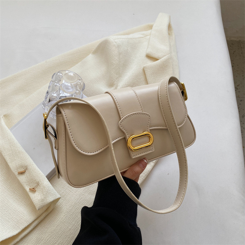 French Fashion Advanced Texture Bag Women's Bag 2023 Spring and Summer New Fashion All-Match Shoulder Underarm Bag