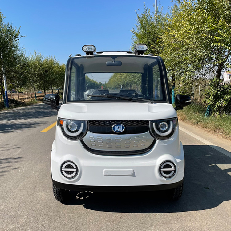 手把老年四轮代步车 电瓶车 成人全封闭电动车家用小型女士车包邮