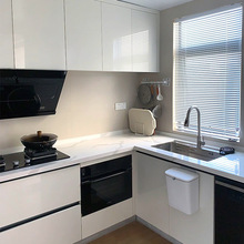 L7D成都厨房石英石台面可订家用现代简约整体橱柜灶台柜一体式可