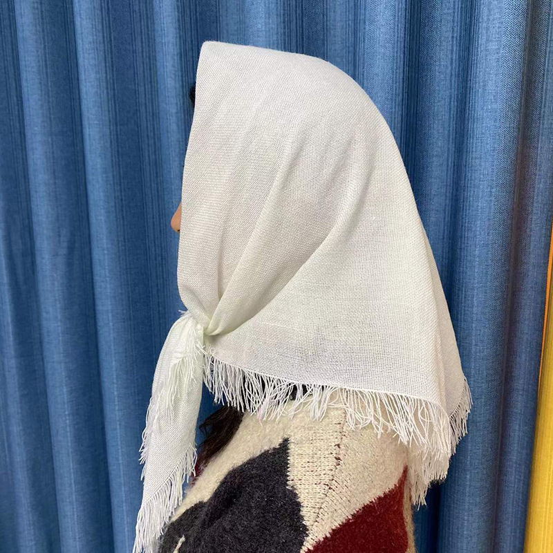 头巾女包头农村老太太围巾妇女下地干活方巾老人奶奶保暖四方头巾