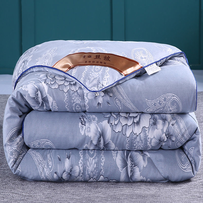 冬天被子加厚被芯丝棉被芯保暖冬被空调被春秋被双人8斤特价批发