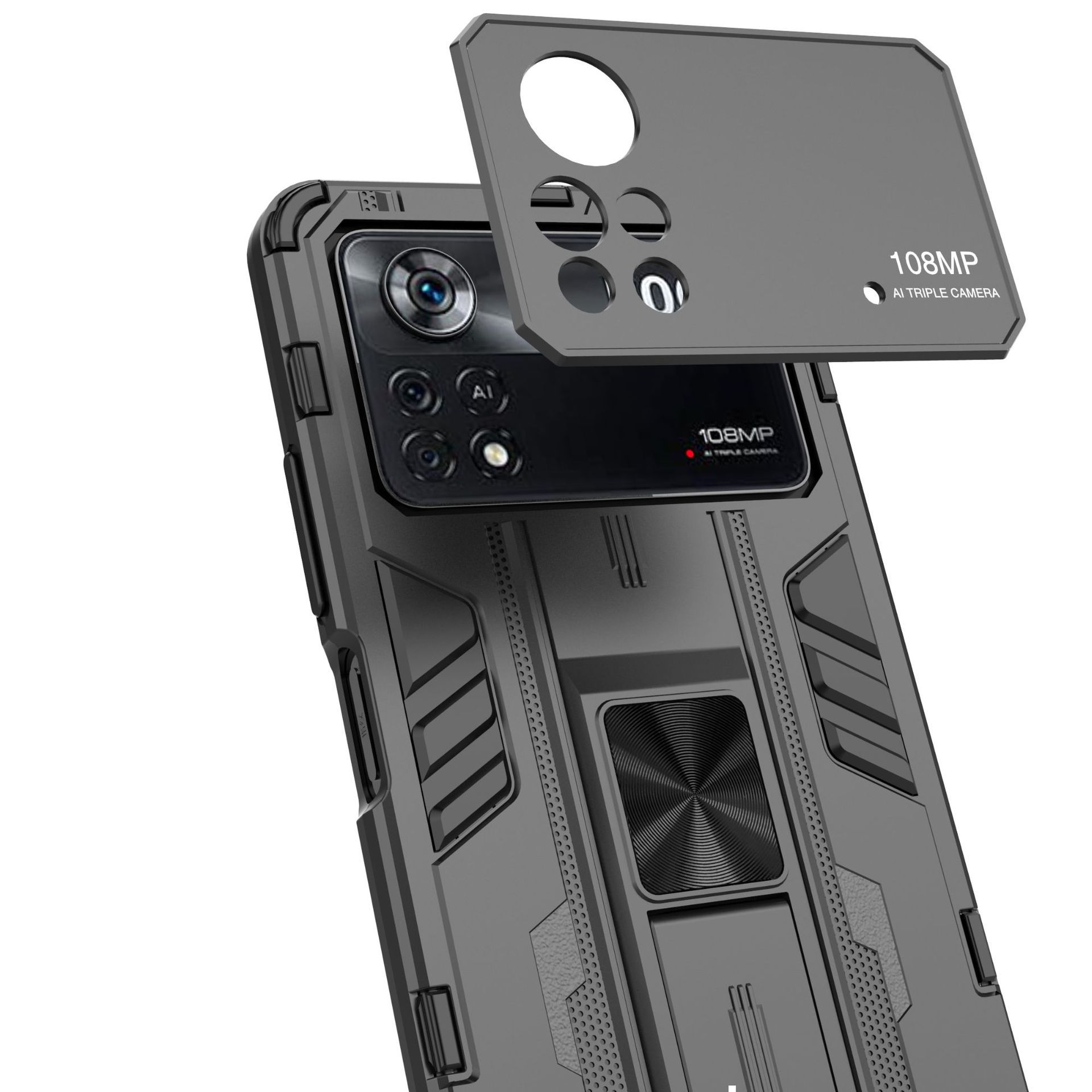 适用小米12t pro超音速手机壳红米note11pro磁吸支架pocox4m4防摔