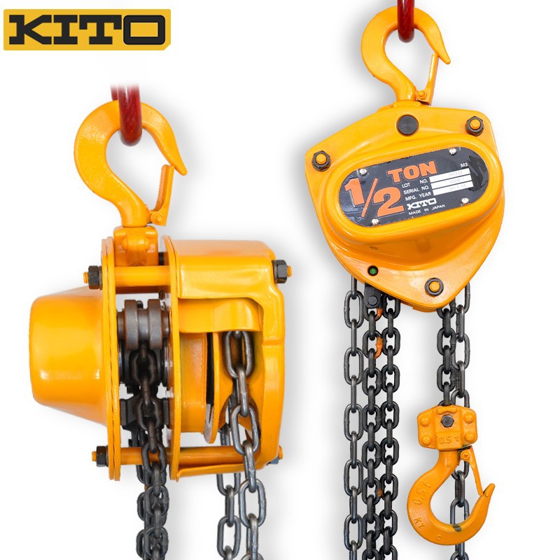kito凯道日本原装进口cb005环链手拉葫芦吊具起重工具倒链0.