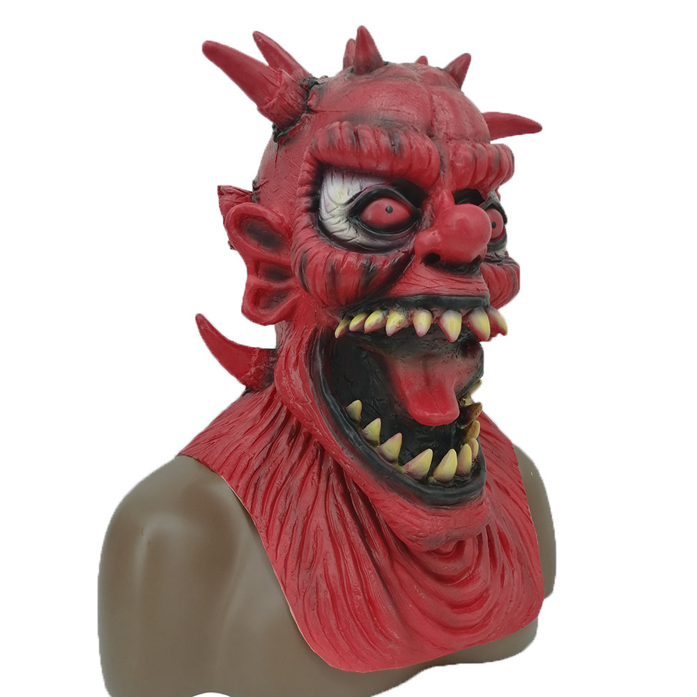 万圣节怪兽面具 影视周边哥斯拉角色扮演头套 恐怖派对面具