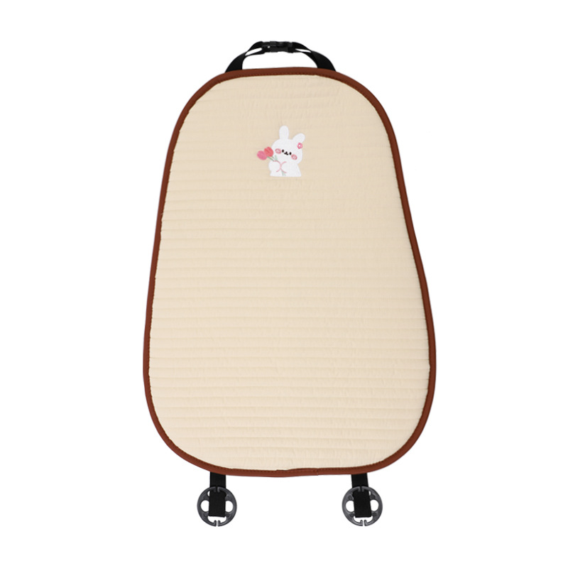 Car Seat Cushion Cute Tulip Bear and Rabbit Car Breathable Seat Cover Four Seasons Universal Car Cushion Summer